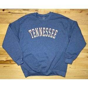 Tennessee Gildan Heavy Blend Bluish Gray Sweatshirt Mens Large
